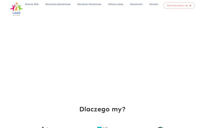 Screenshot of liderwyjazdy.pl