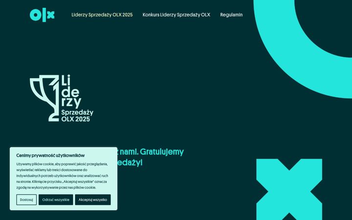 Screenshot of liderzyolx.pl