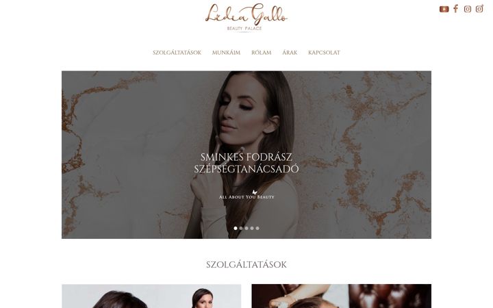 Screenshot of lidiabeauty.com