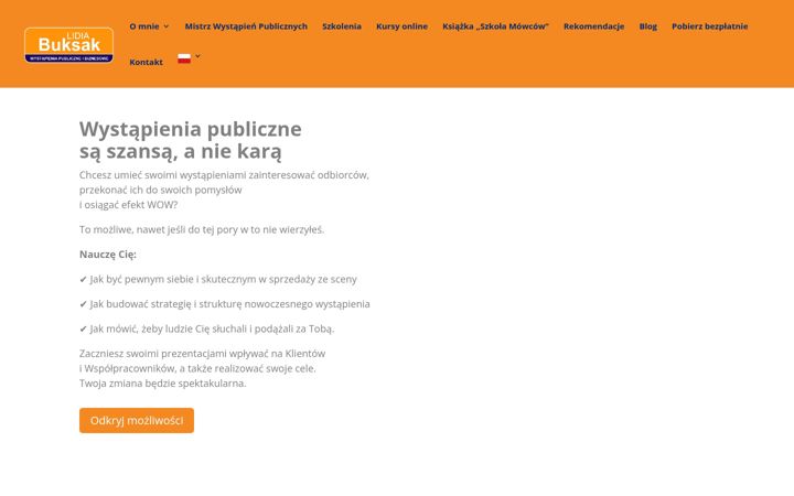 Screenshot of lidiabuksak.pl