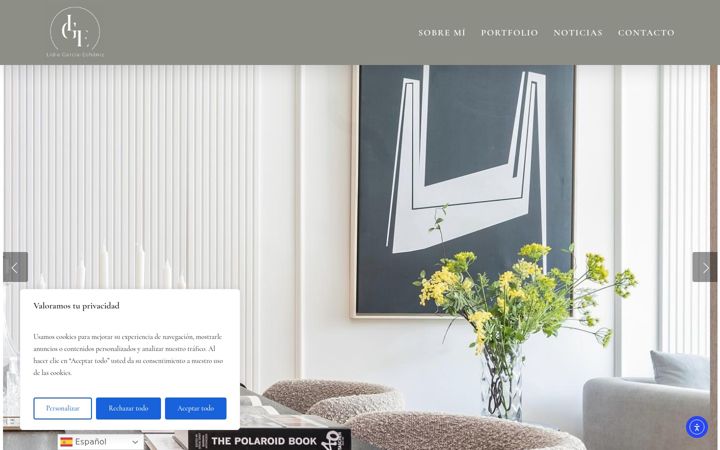 Screenshot of lidiaechaniz.com