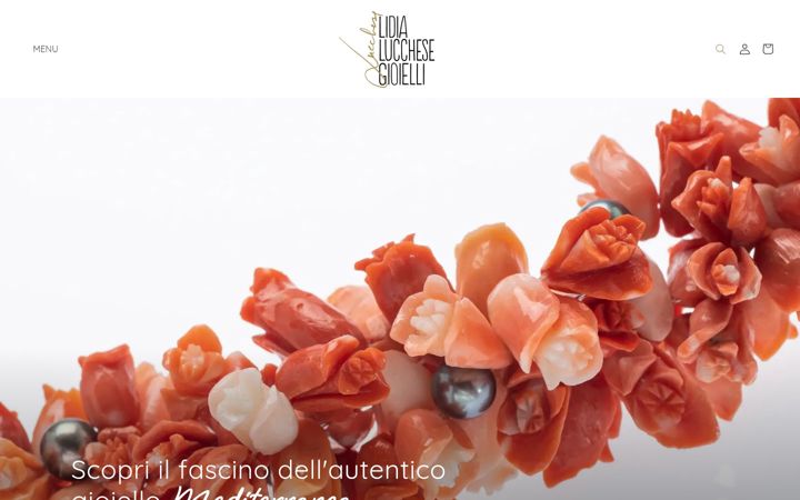 Screenshot of lidialucchesegioielli.it