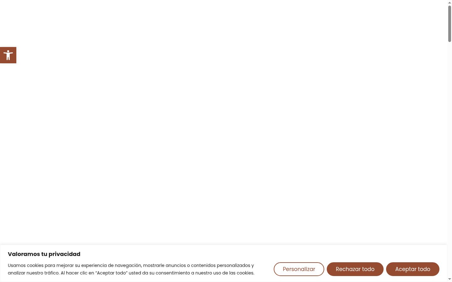Screenshot des Einwilligungsbanners vor jeglicher Interaktion