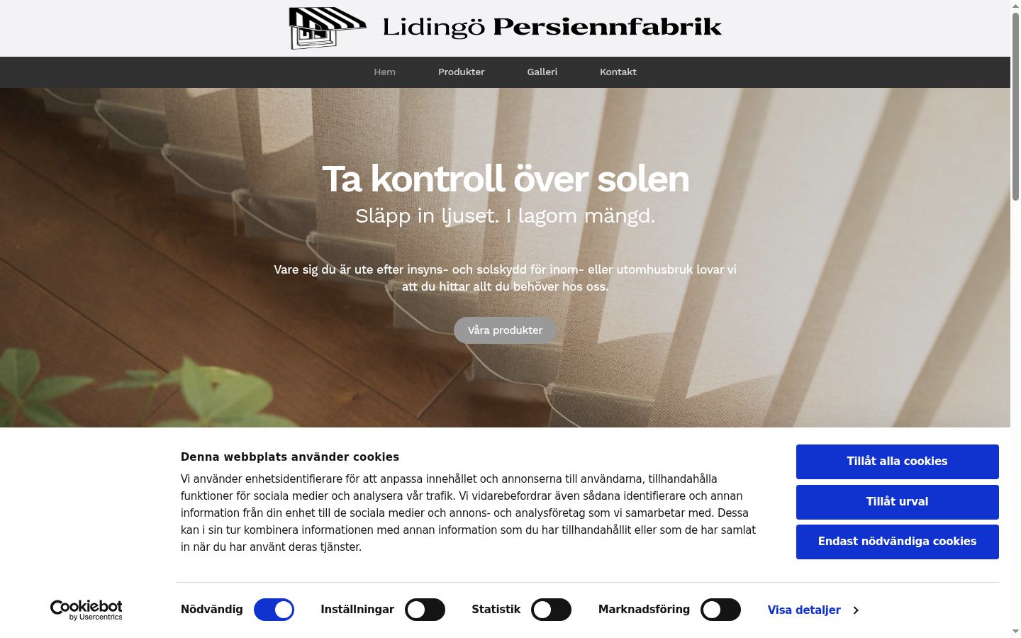 Screenshot tal-banner tal-kunsens muri qabel kwalunkwe interazzjoni