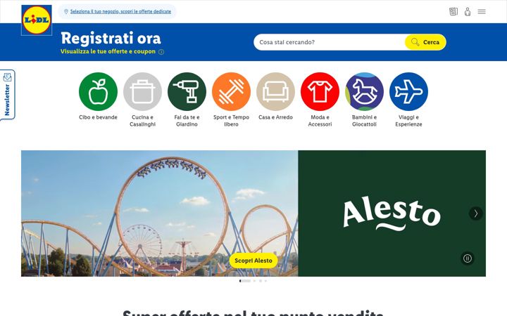 Screenshot of lidl-foto.it