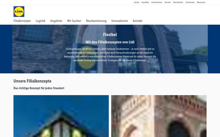 Screenshot of lidl-immobilien.de