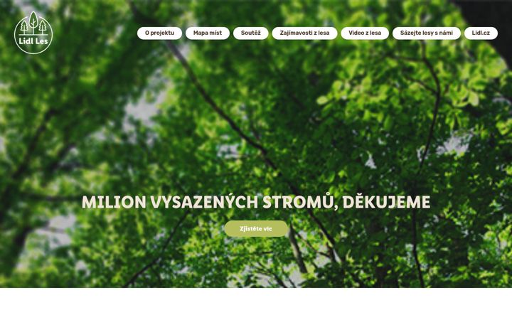 Screenshot of lidl-les.cz