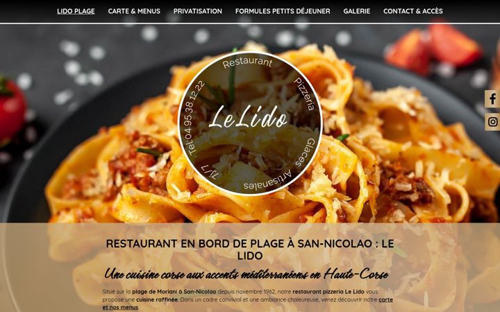 Screenshot of lido-plage.fr