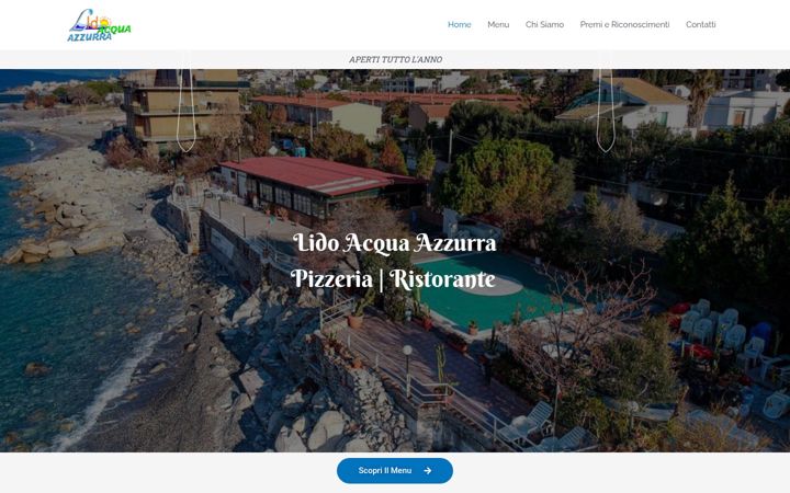 Screenshot of lidoacquaazzurra.altervista.org