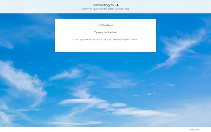 Screenshot of lidowebportal.com