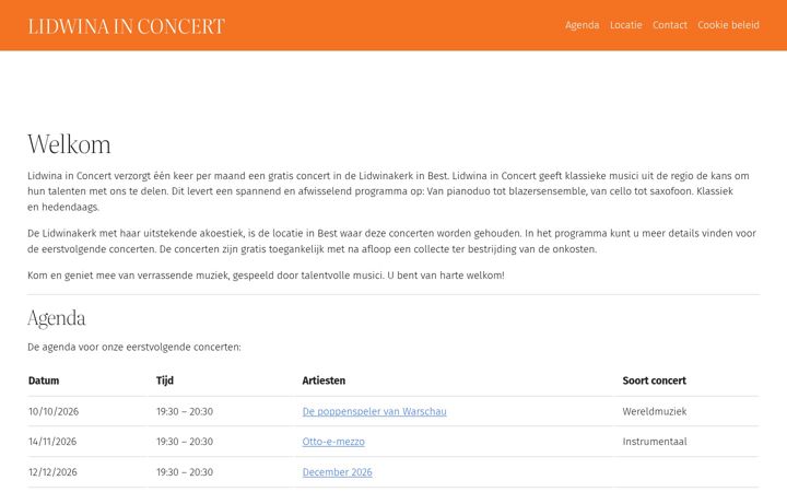 Screenshot of lidwinaconcerten.nl