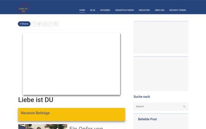 Snímek obrazovky liebe-ist-du.com