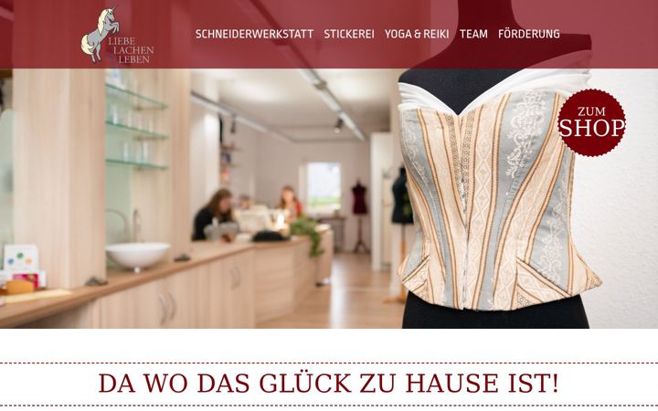 Screenshot of liebe-lachen-leben.de