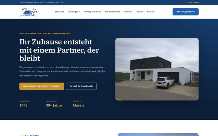 Screenshot of liebenstein-wohnbau.de