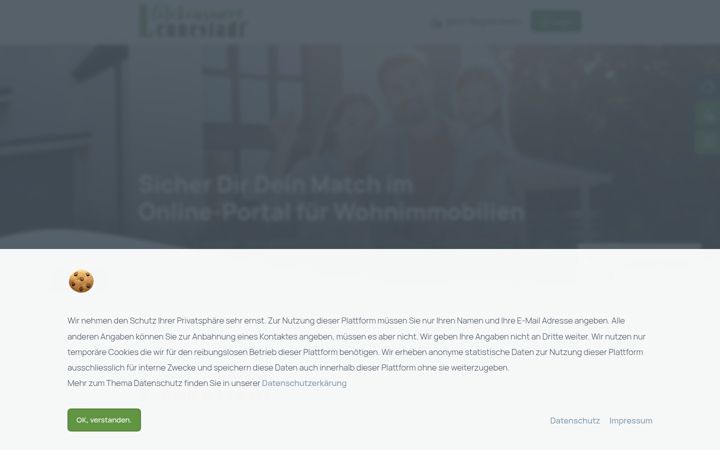 Screenshot of liebenswert-lennestadt.de