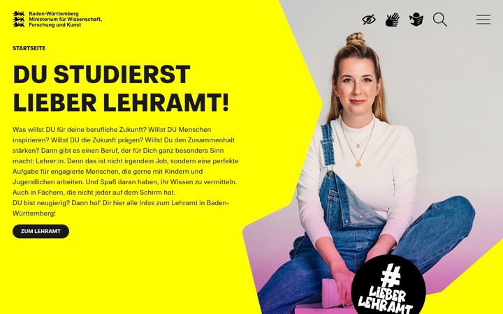 Screenshot of lieber-lehramt.de