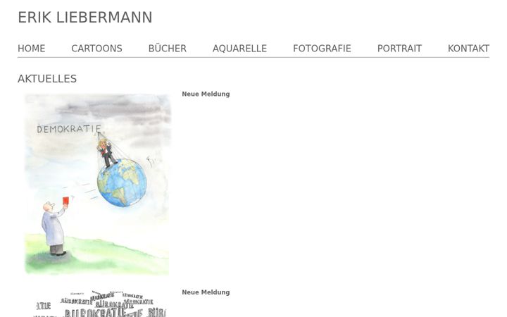 Screenshot of liebermann-cartoons.de