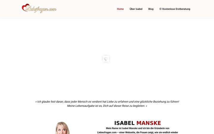 Screenshot of liebesfragen.com