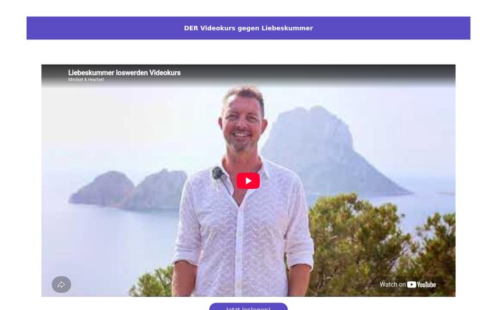 Screenshot of liebeskummer-loswerden.com