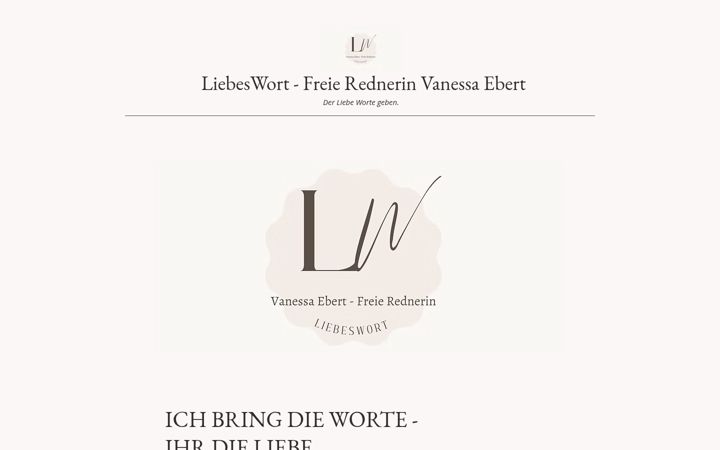 Screenshot of liebeswort-sprechen.de