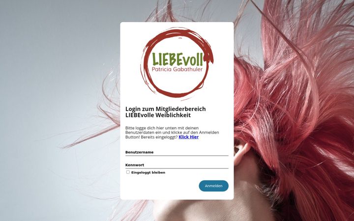 Screenshot of liebevolle-weiblichkeit.com