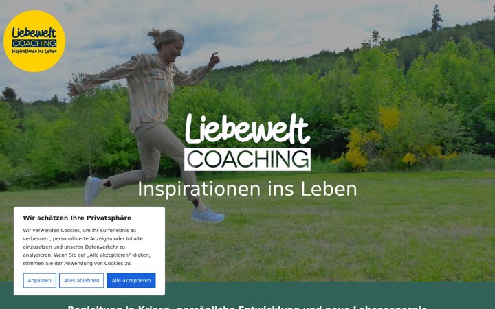 Screenshot of liebewelt.com