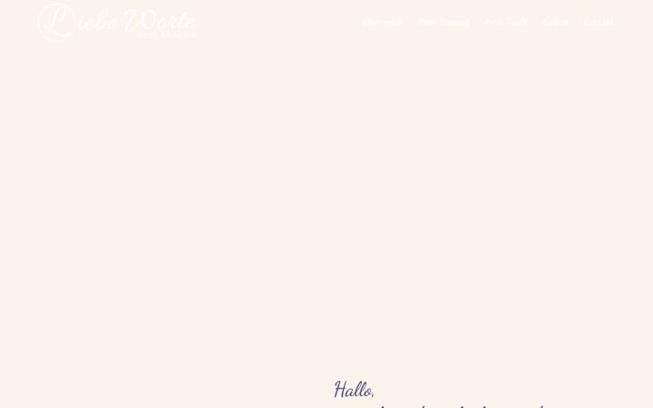 Screenshot of liebeworte.com