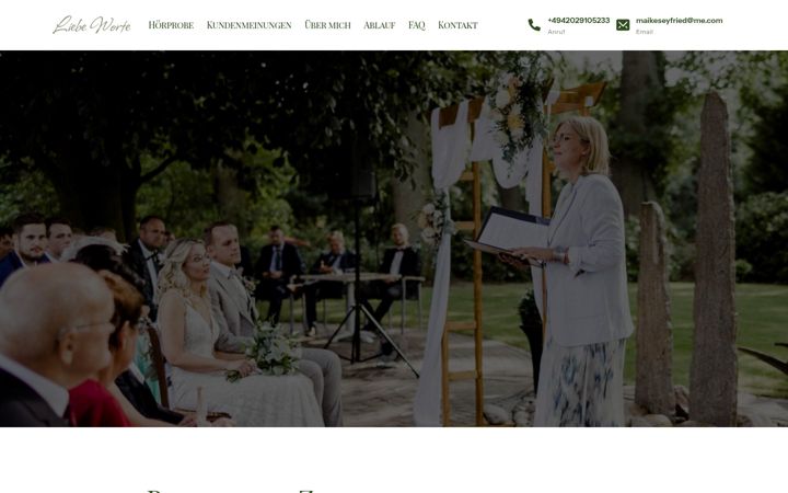 Screenshot of liebeworte.de