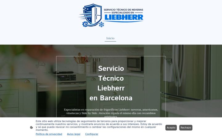 Screenshot of liebherr-barcelona.com