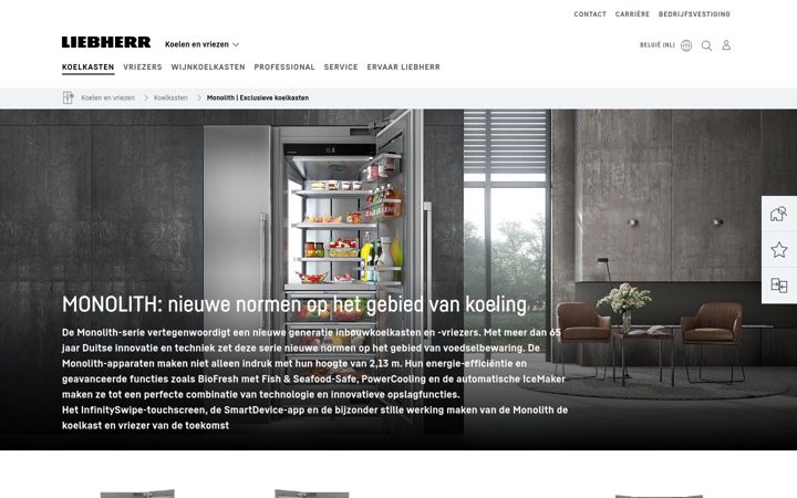 Screenshot of liebherr-monolith.be