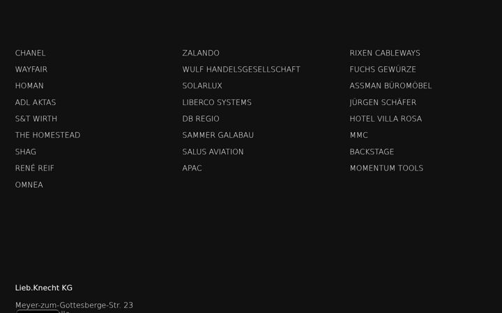 Screenshot of liebknecht.company