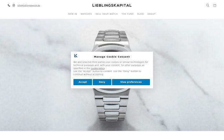 Screenshot of lieblingskapital.de