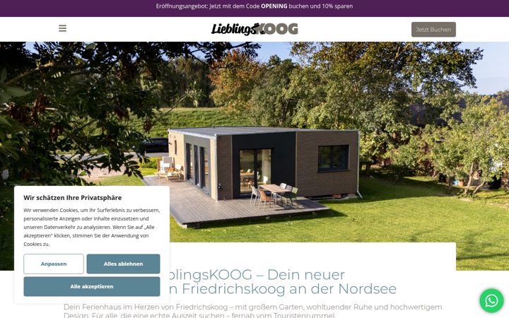 Screenshot of lieblingskoog.de