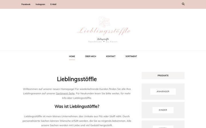 Screenshot of lieblingsstoeffle.de