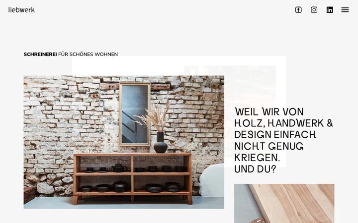 Screenshot of liebwerk.eu