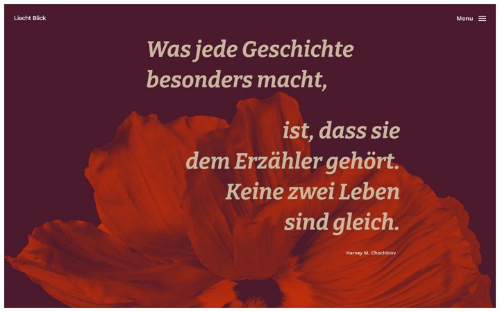 Screenshot of liecht-blick.ch
