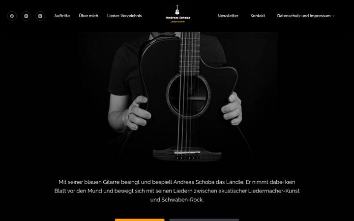 Screenshot of liedermacher-schoba.de