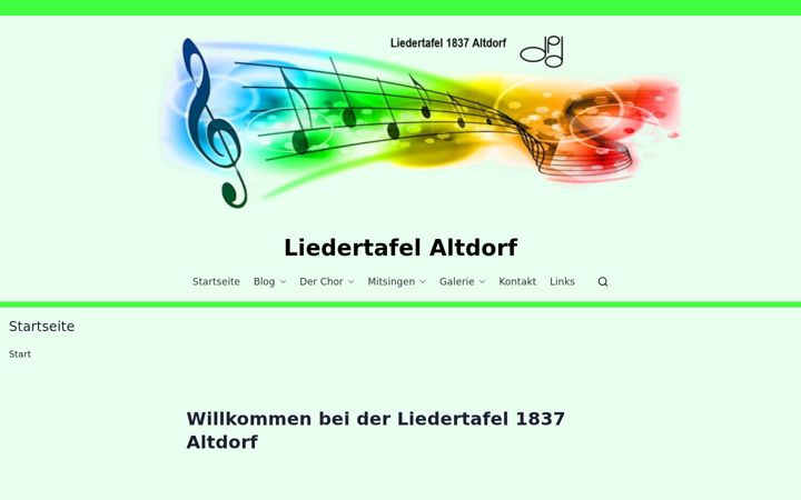 Screenshot of liedertafel-altdorf.de