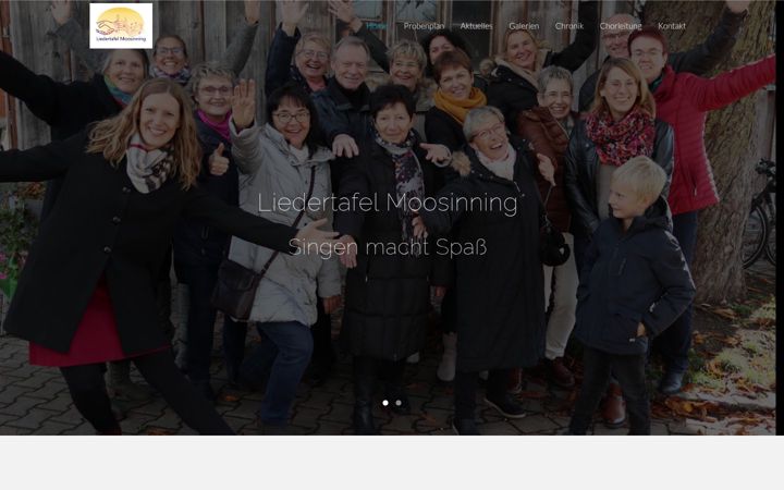 Screenshot of liedertafel-moosinning.de