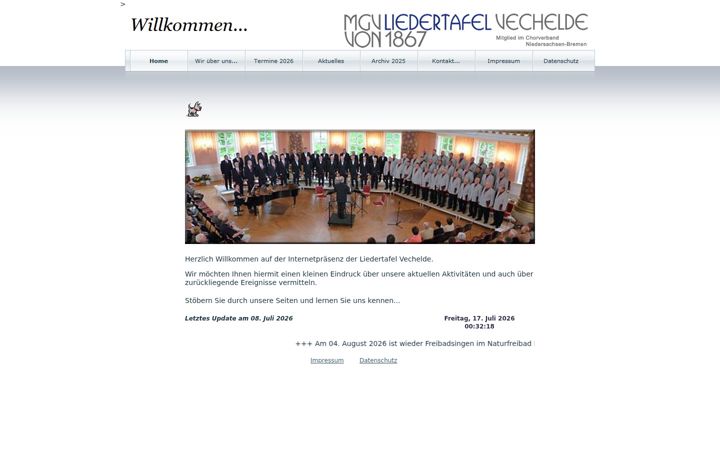 Screenshot of liedertafel-vechelde.de