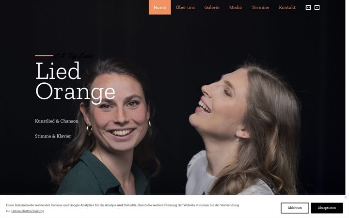 Screenshot of liedorange.com