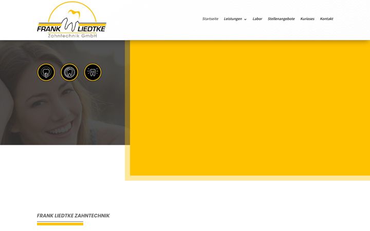 Screenshot of liedtke-zahntechnik.de