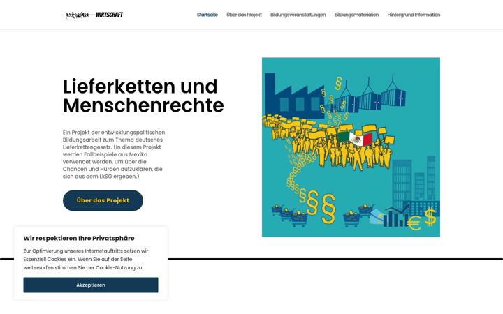 Screenshot of lieferketten-menschenrechte.de