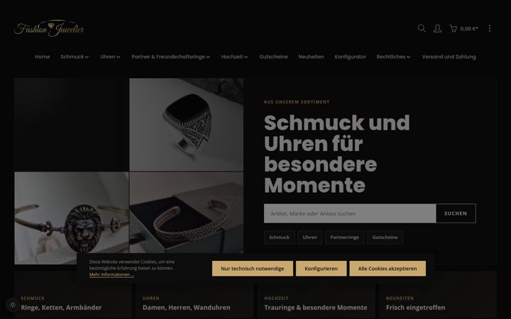 Screenshot of lieferschmuck.de