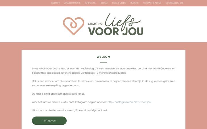 Screenshot of liefsvoorjoubleskensgraaf.nl