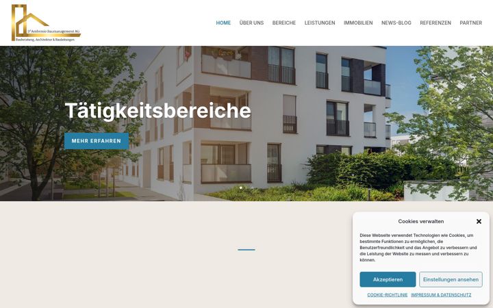 Screenshot of liegenschaftspartner.ch