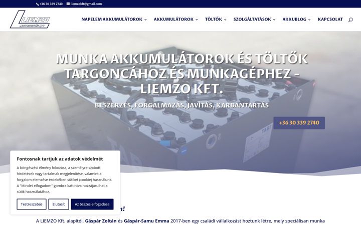 Posnetek zaslona liemzo.hu