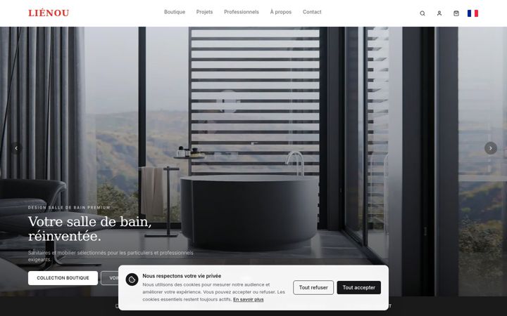 Screenshot of lienou.fr