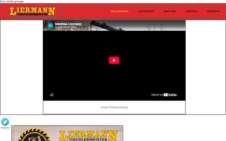 Screenshot of liermann-tischlerei.de