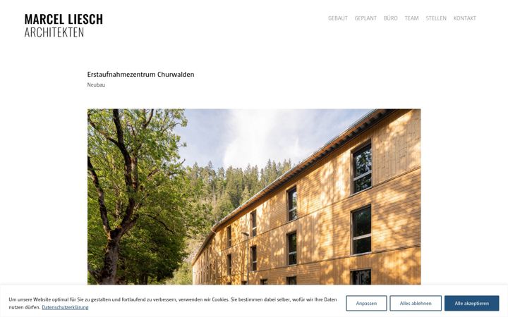 Screenshot of liesch-architekten.ch
